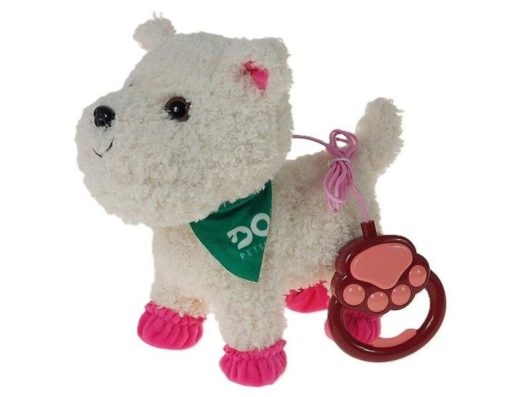 Adar, piesek chodzący na smyczy, zabawka interaktywna