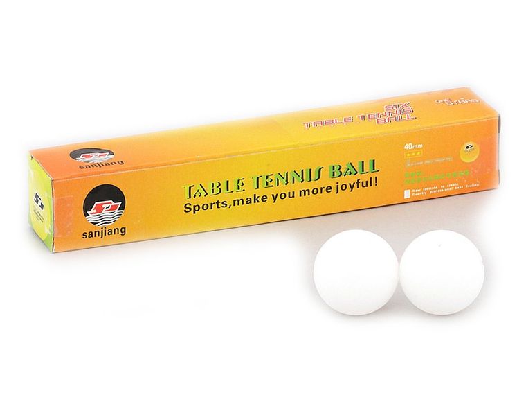 Adar, piłeczki do ping-ponga, 4 cm, 6 szt.