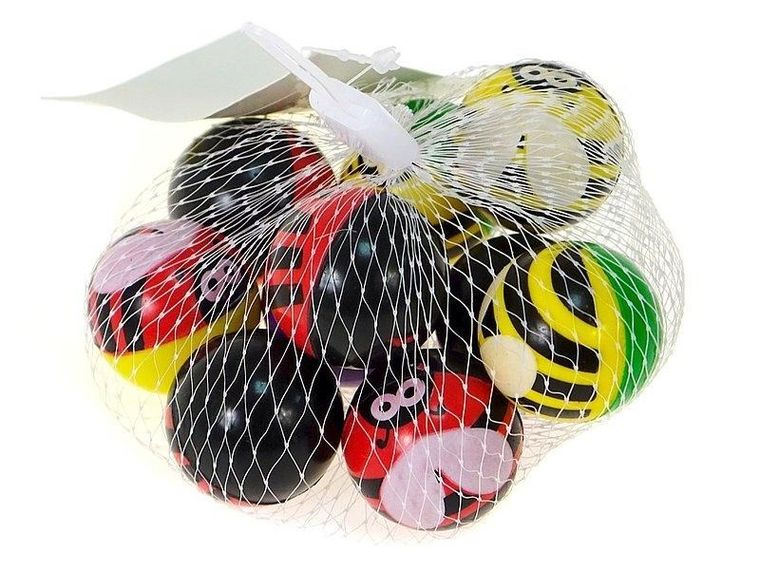 Adar, piłeczki kauczukowe, 10 szt.