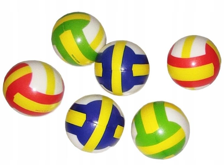 Adar, piłeczki piankowe, 6 cm, 12 szt.