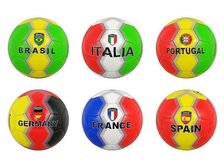 Adar, piłka nożna laser błyszcząca kraje, 1 szt.