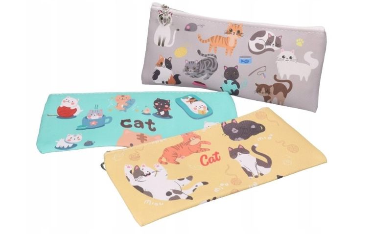 Adar, piórnik saszetka, koty, 1 szt.