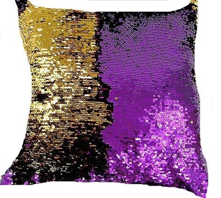 Adar, poszewka na poduszkę, magiczne cekiny, 40-40 cm