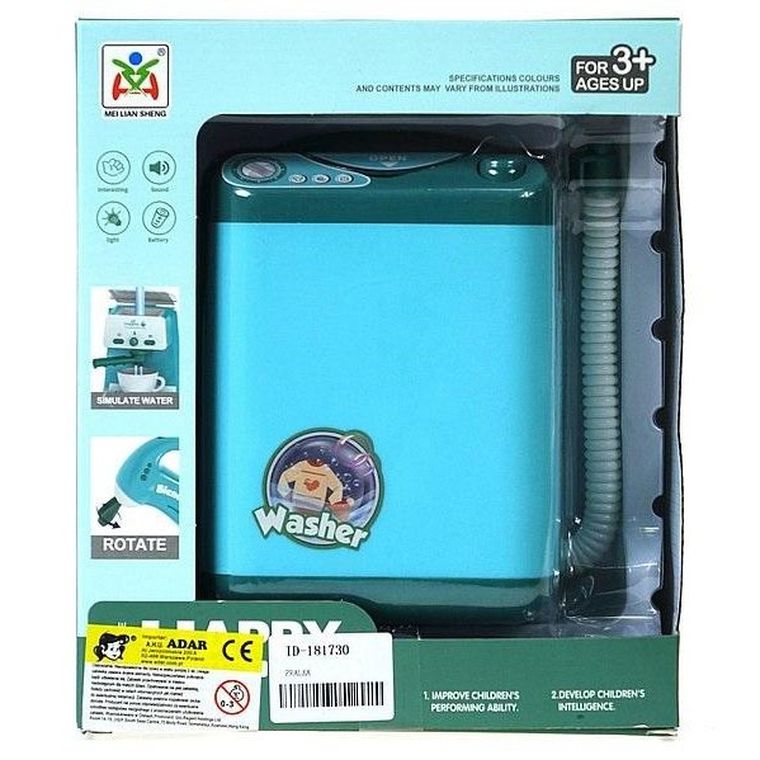 Adar, pralka, zabawka interaktywna