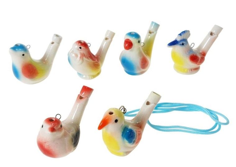 Adar, ptaszek ceramiczny, gwizdek, brelok, 1 szt.