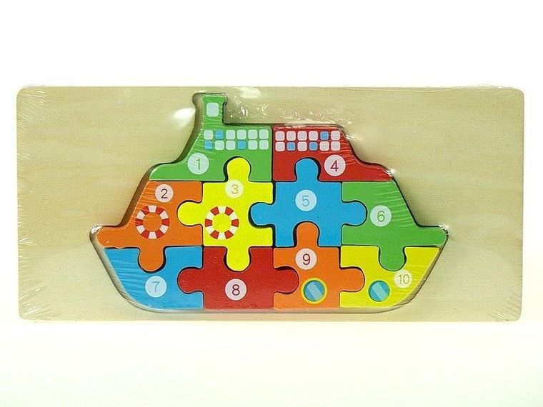Adar, puzzle drewniane statek