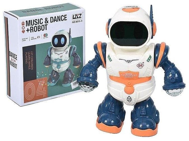 Adar, robot na baterie tańczący światło muzyka