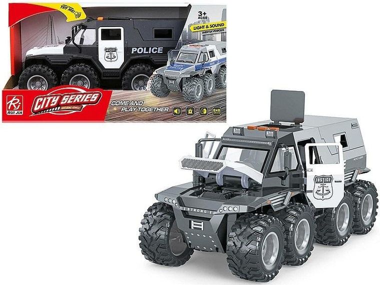 Adar, samochód policyjny z napędem na koło, pojazd interaktywny