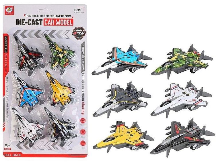 Adar, samolot myśliwec metalowy, 6szt
