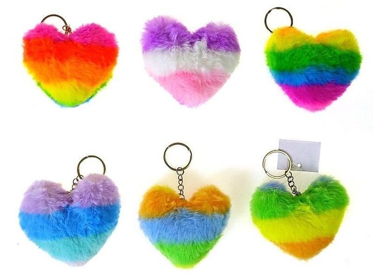 Adar, serce, maskotka brelok, 8 cm, 1 szt.