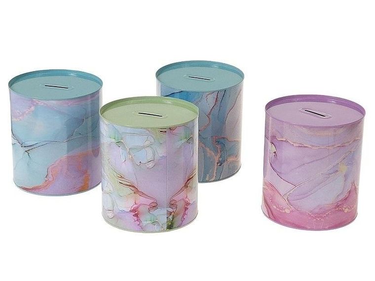 Adar, skarbonka metalowa marmur, 1 szt.