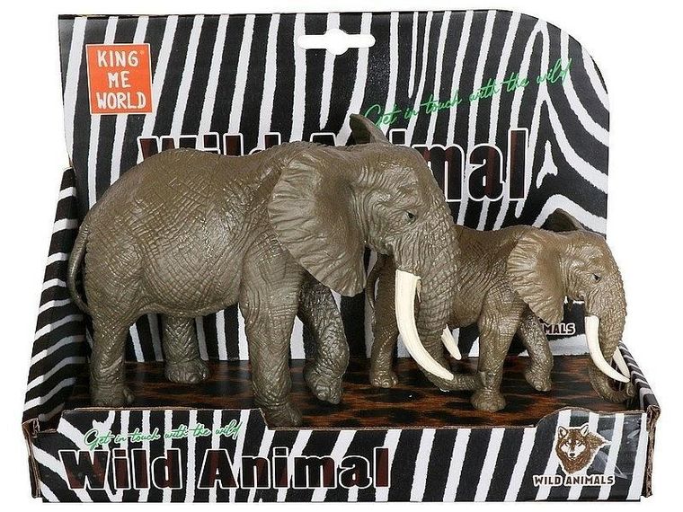 Adar, słonie,figurki, 2 szt.