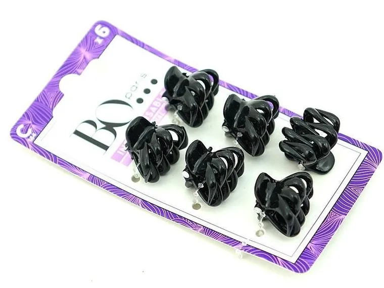 Adar, spinki do włosów, 2 cm, 6 szt.