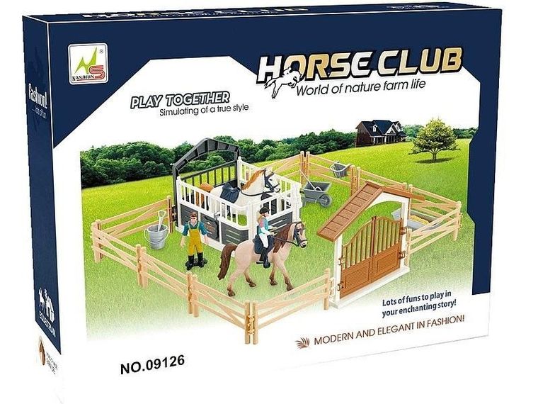 Adar, Stajnia z zagrodą, zestaw z figurkami