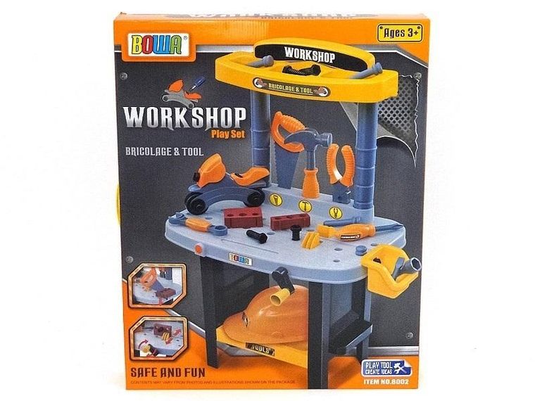 Adar, stół do majsterkowania z zestawem narzędzi