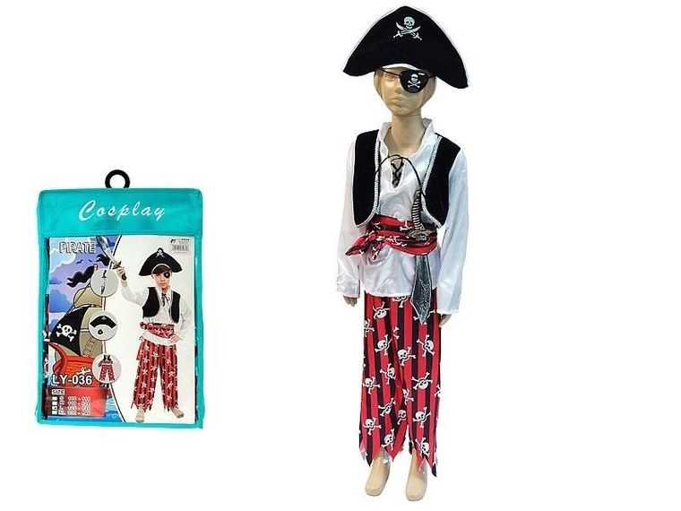 Adar, strój pirata, rozmiar 100-110 cm