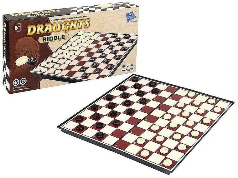 Adar, szachy i warcaby, magnetyczne, gra logiczna