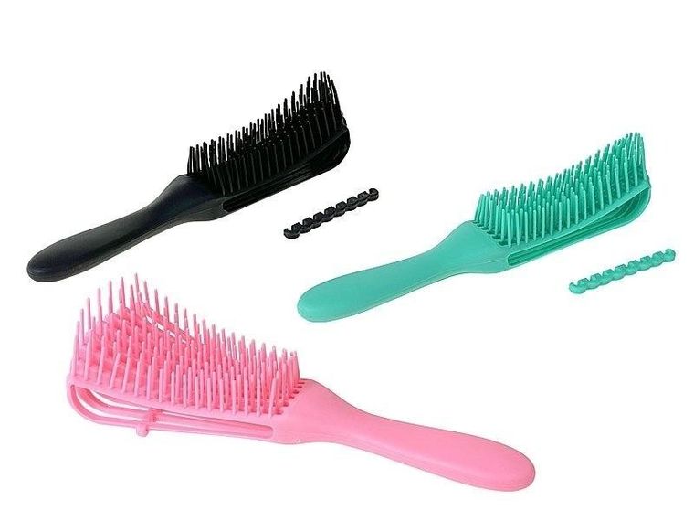 Adar, szczotka do włosów, plastikowa, składana, 1 szt.