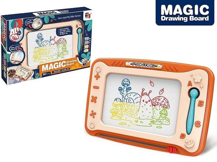 Adar, tablica magnetyczna, kolorowa, zniopis