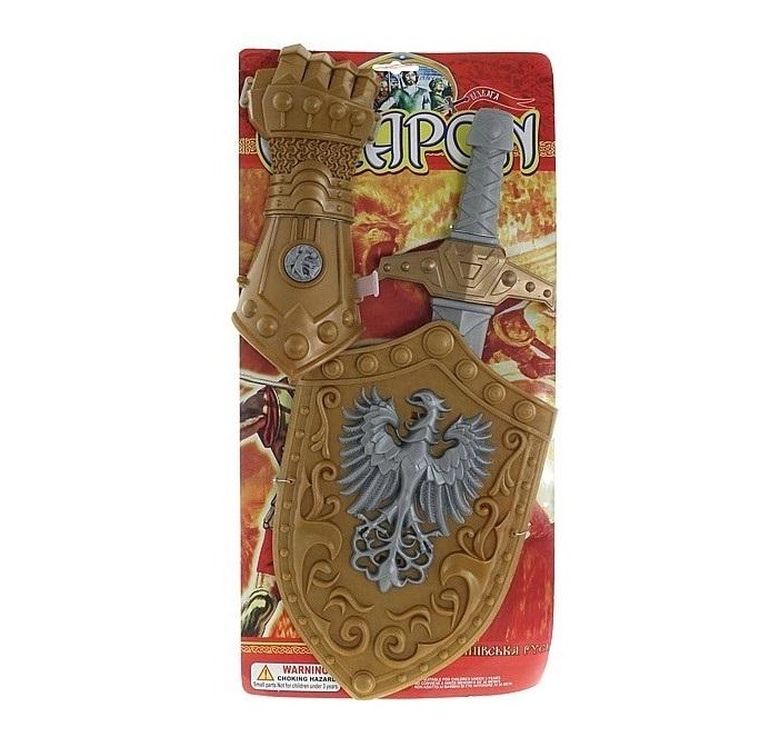 Adar, tarcza i miecz, zestaw rycerski