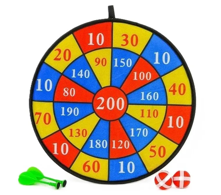 Adar, tarcza z rzutkami na rzep