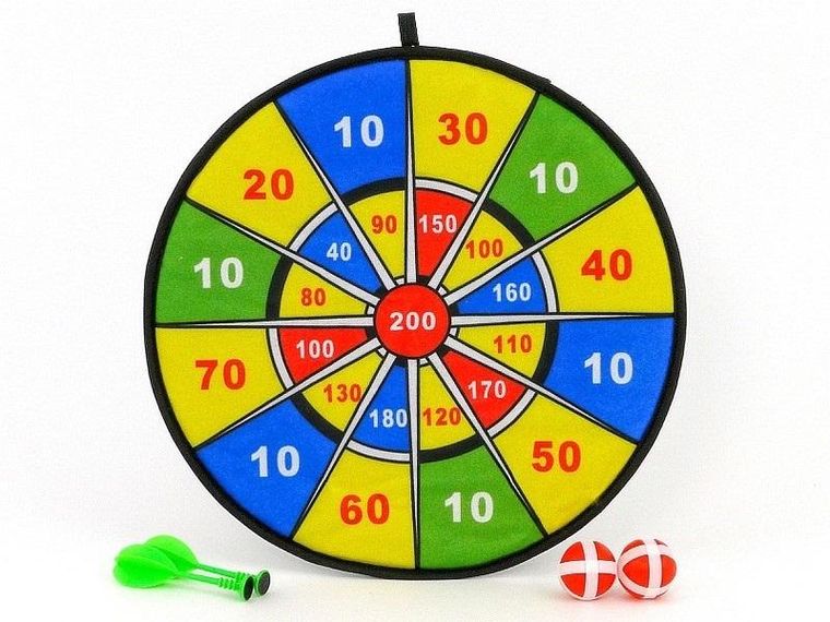 Adar, tarcza z rzutkami na rzep