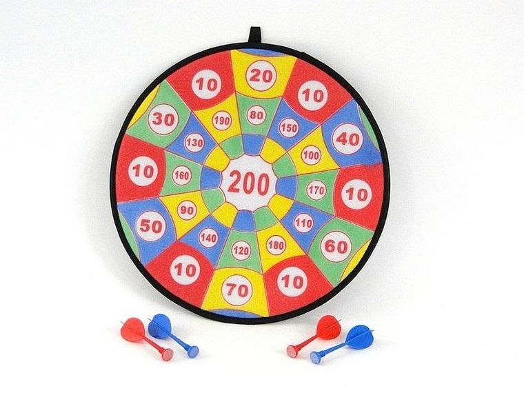 Adar, tarcza z rzutkami na rzep