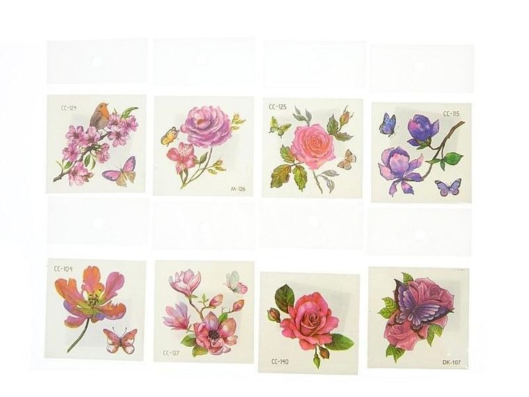 Adar, tatuaże, 6-6 cm, 1 szt.