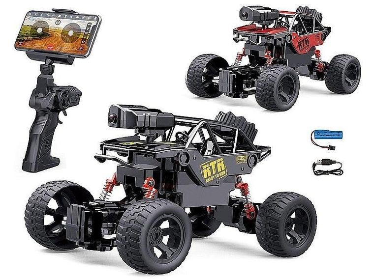 Adar, terenówka na radio z kamerą wifi metalowa, 1 szt.