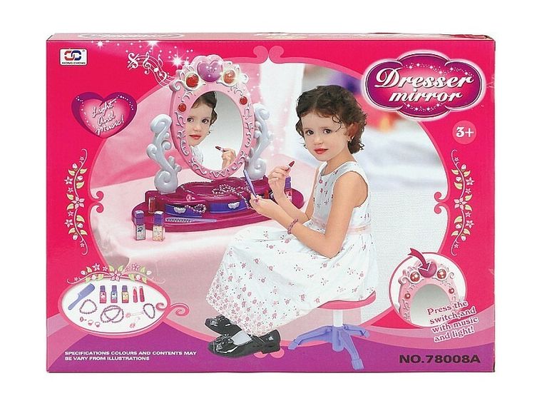 Adar, toaletka z akcesoriami, światło i dźwięk