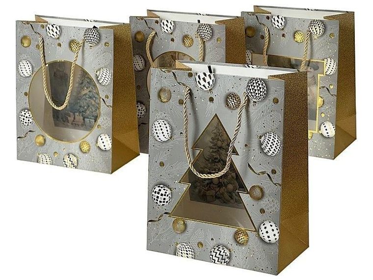 Adar, torebka prezentowa, Boże Narodzenie, 23-18-9 cm, 1 szt.