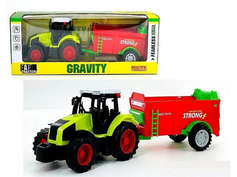 Adar, traktor z przyczepą, pojazd rolniczy