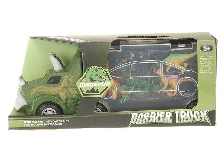 Adar, transporter z 4 dinozaurami + akcesoria