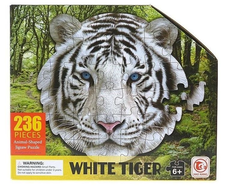 Adar, Tygrys, puzzle w kształcie zwierząt, 236 elementów
