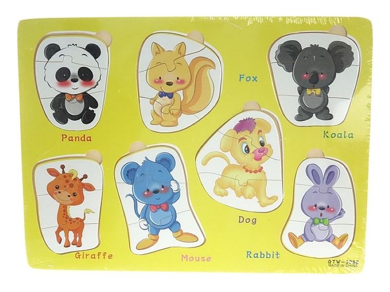 Adar, układanka, puzzle drewniane, zwierzątka