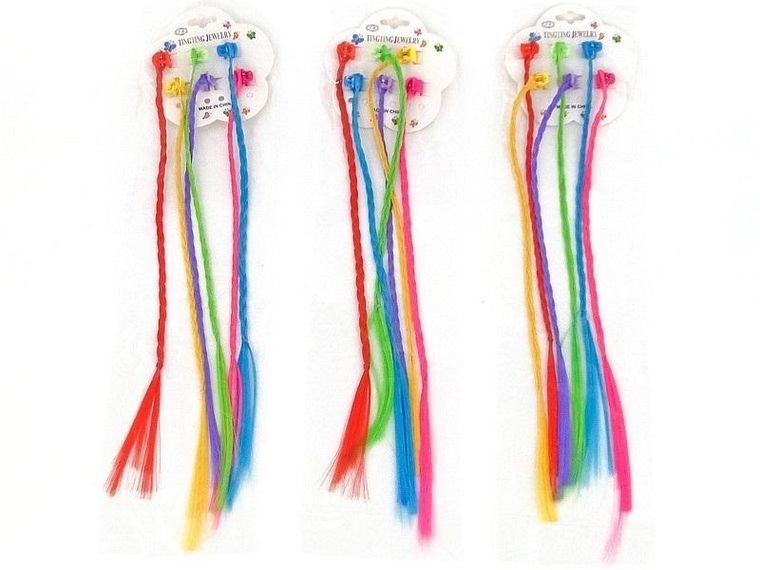 Adar, warkoczyki doczepiane, 6 szt.