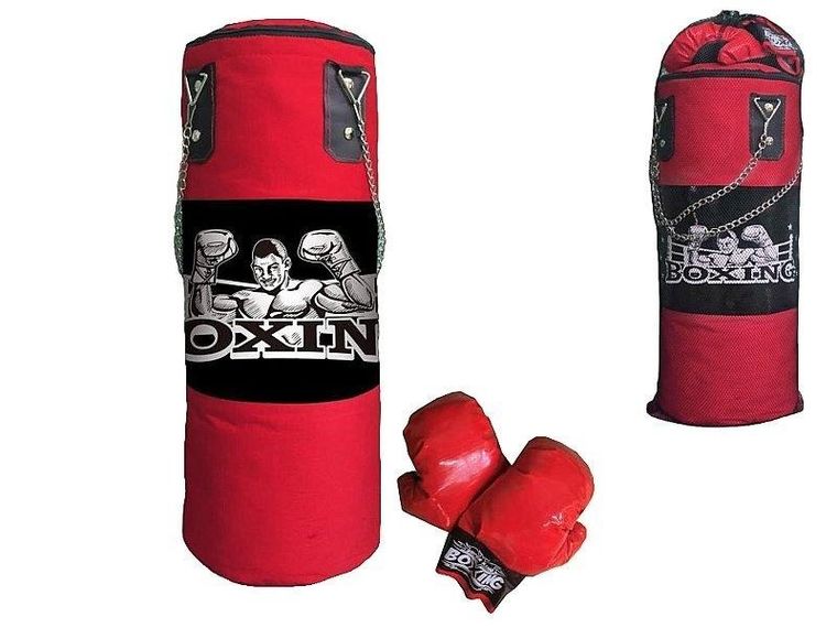 Adar, worek i rękawice bokserskie
