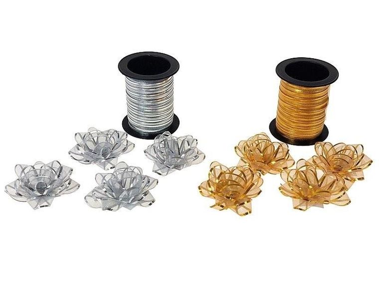 Adar, wstążka ozdobna na szpulce + kokardy, 1 szt.