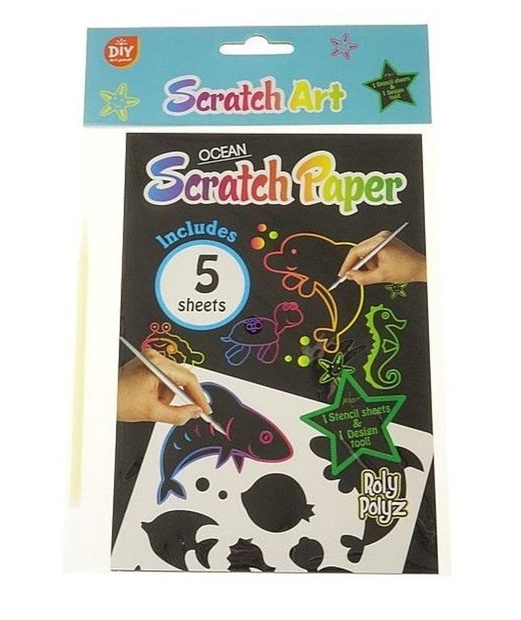 Adar, wydrapywanka, kolorowanka do zdrapywania, 5 stron