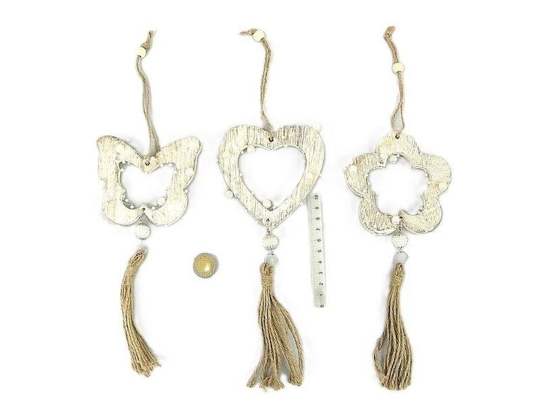 Adar, zawieszka drewniana ze sznurkiem, 1 szt.