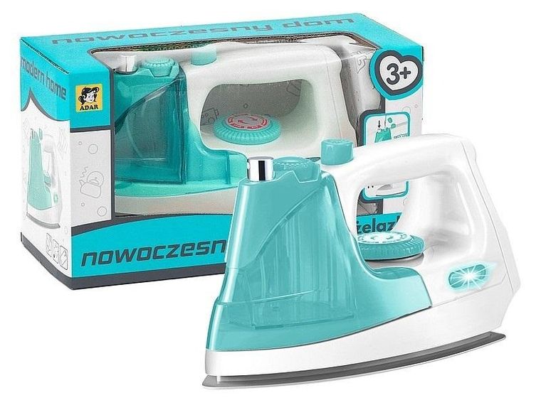 Adar, żelazko, niebiesko-białe