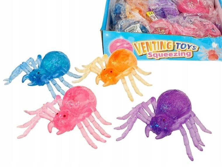 Adar, żelowy gniotek, pająk, 1 szt.