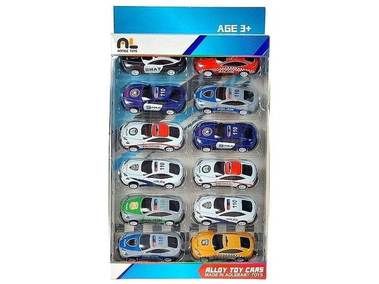 Adar, zestaw aut metalowych, 12 szt.
