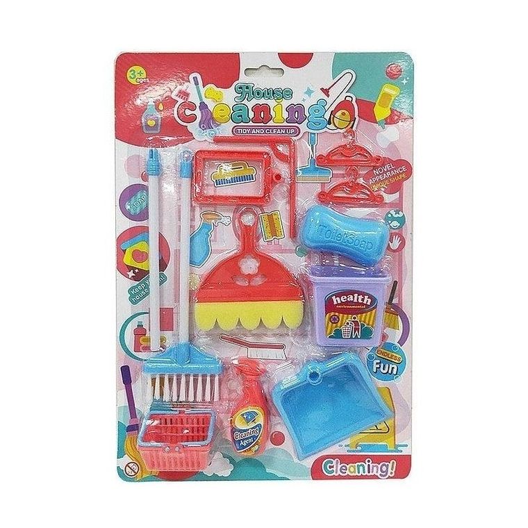 Adar, zestaw do sprzątania, 12 elementów