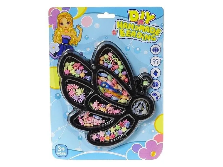 Adar, zestaw koralików do nawlekania, motyl