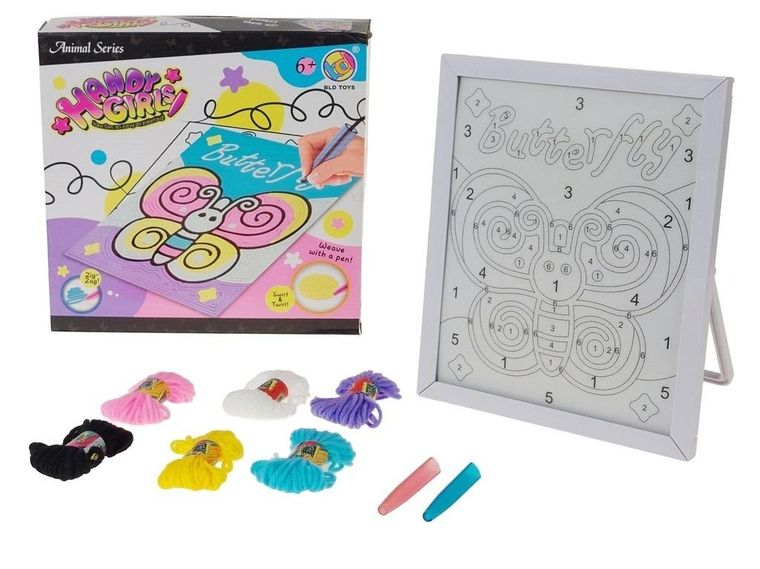 Adar, zestaw kreatywny do wyplatania, motyl