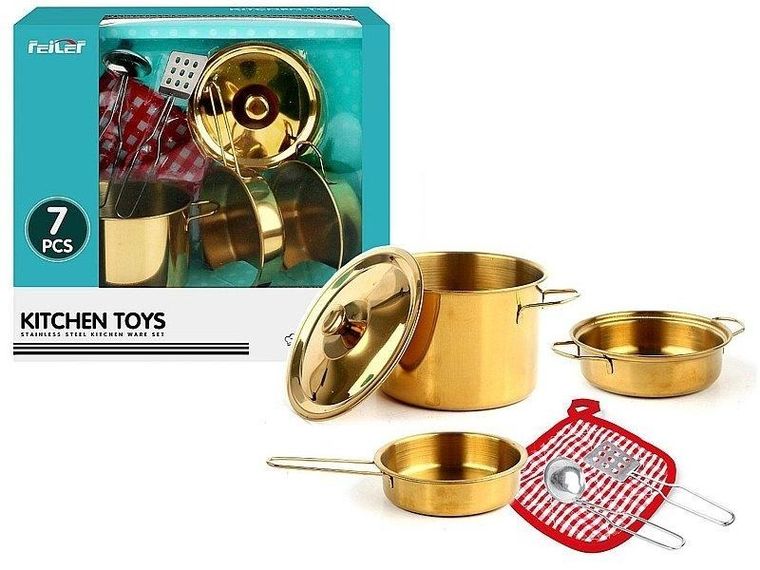 Adar, zestaw metalowych garnków, 26,3-11-23,5 cm