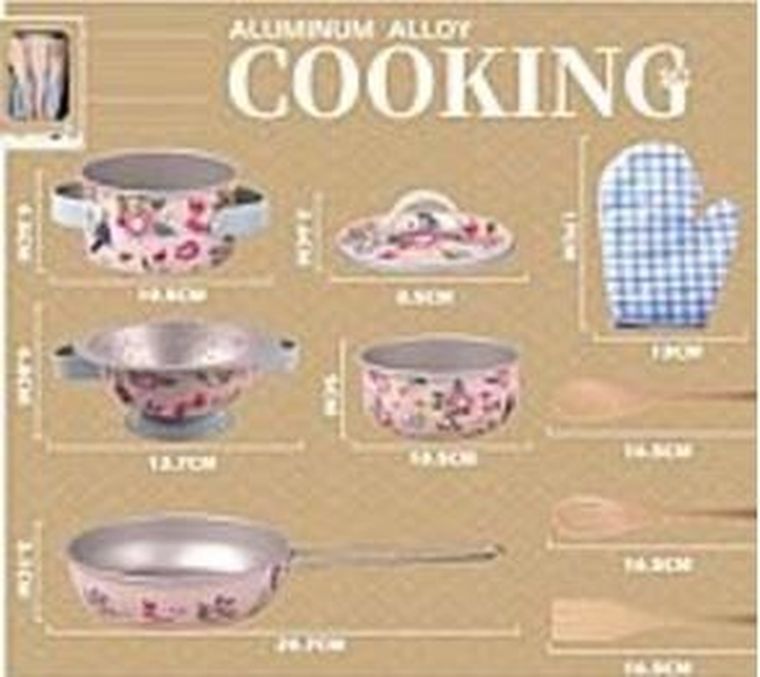 Adar, zestaw metalowych garnków