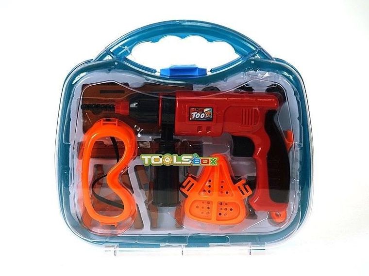 Adar, zestaw narzędzi w walizce z wiertarką