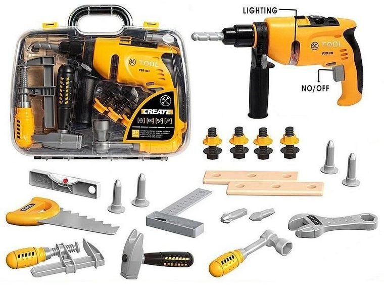 Adar, zestaw narzędzi z wiertarką